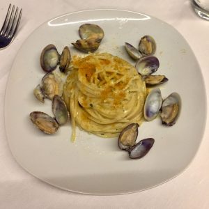 Yacht Club di Chiavari: spaghetti vongole e bottarga