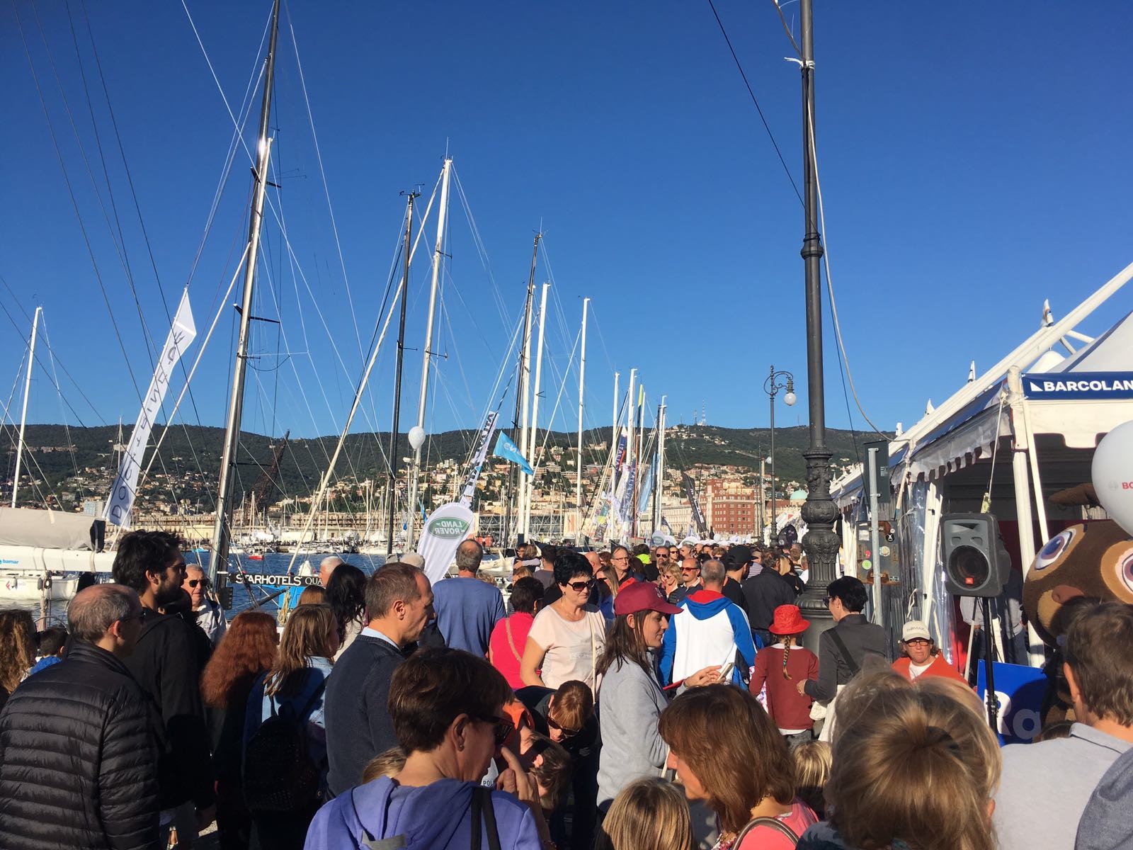 Barcolana 2017, foto a terra