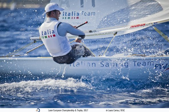 Secondo posto all'Europeo Laser 2017 per Francesco Marrai