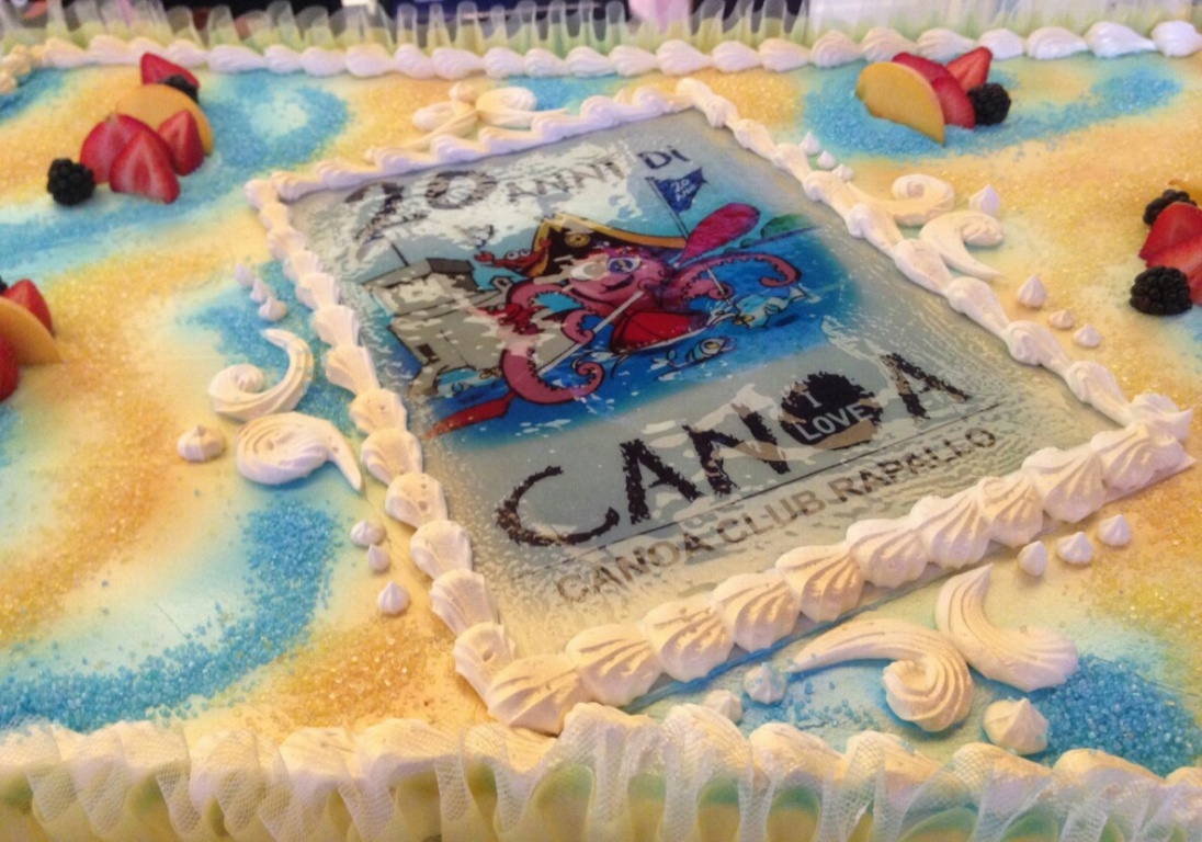 Canoa Club Rapallo: torta celebrativa