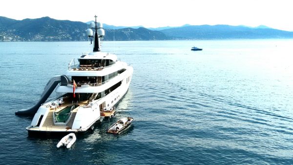 Megayacht Hasna a Portofino