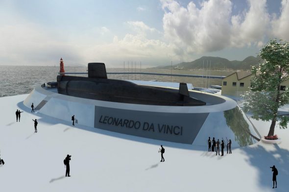 ipotesi progetto sommergibile Leonardo Da Vinci