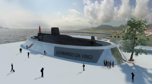 ipotesi progetto sommergibile Leonardo Da Vinci