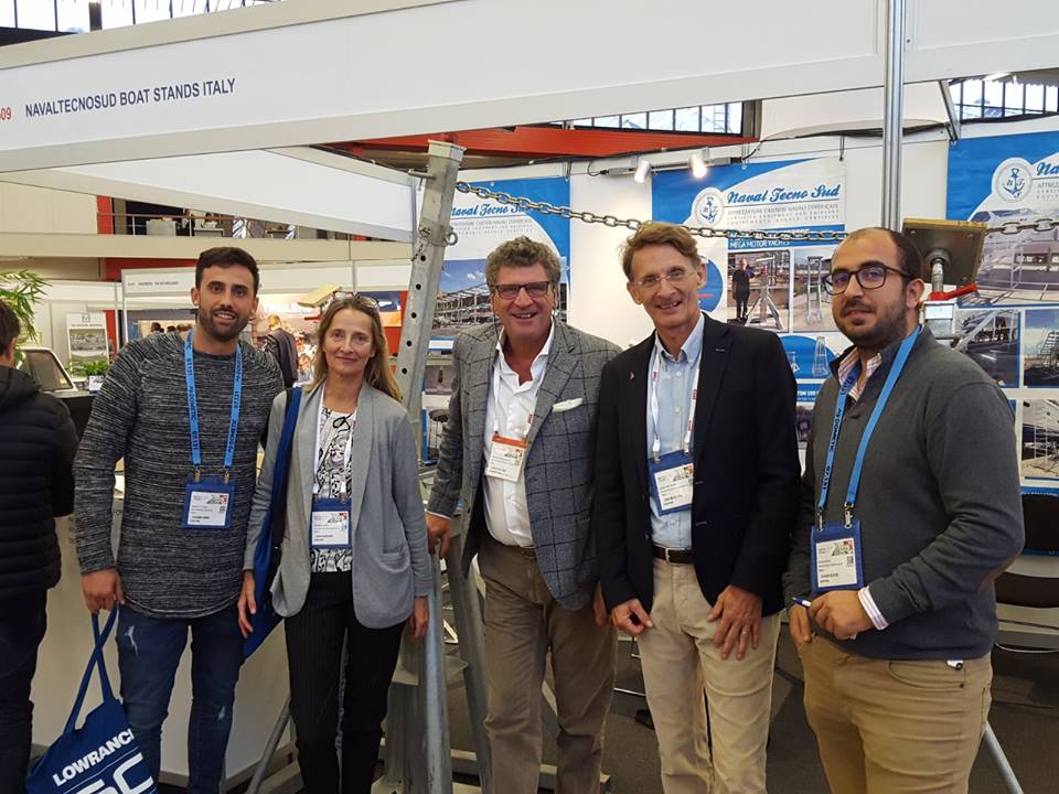 Lo stand NavalTecnoSud al Mets di Amsterdam