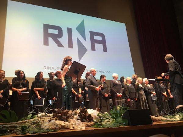 RINA, presentato il nuovo logo alla cena di Natale al Carlo Felice di Genova