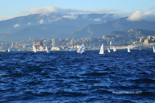 Laser in poppa a Genova durante il Winter Contest 2017