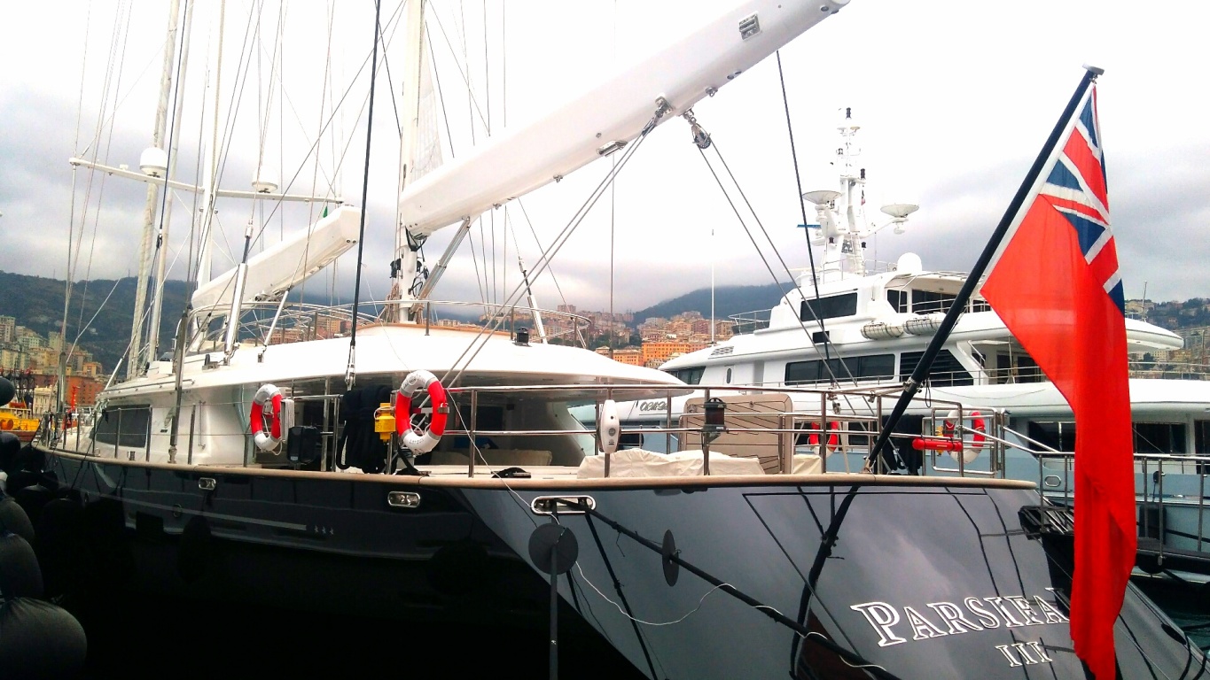 Yacht Parsifal III a Genova