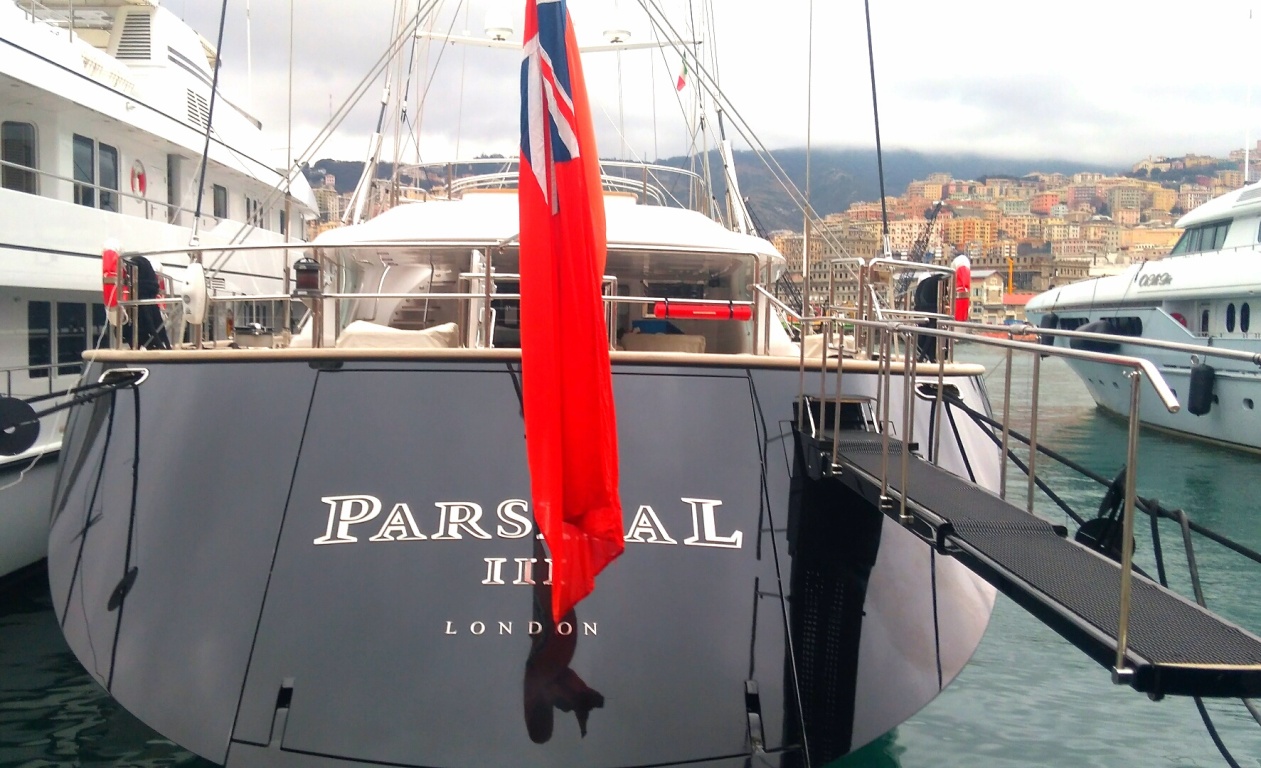 Yacht Parsifal III in zona Porto Antico