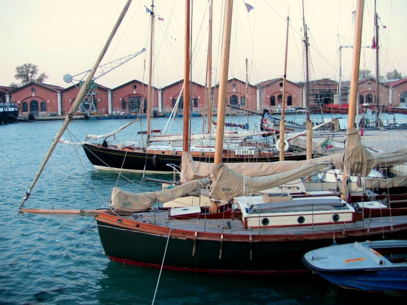 La flotta dei Venturieri in Arsenale a Venezia