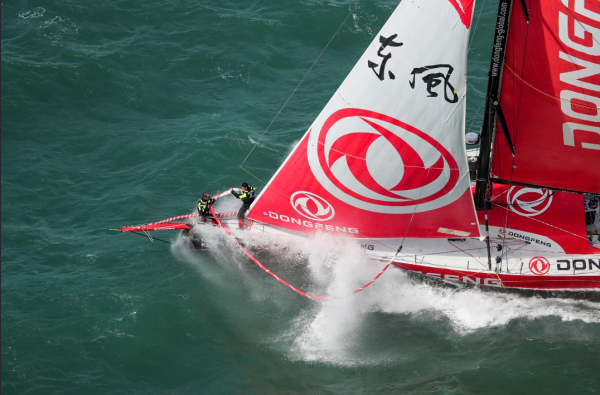 Dongfeng durante la settima tappa della Volvo Ocean Race. Prima Oceano del Sud e poi Capo Horn