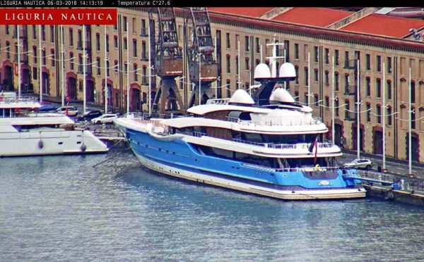 M/Yacht “Madame Gu” back to Genoa! Live dalle nostre webcam