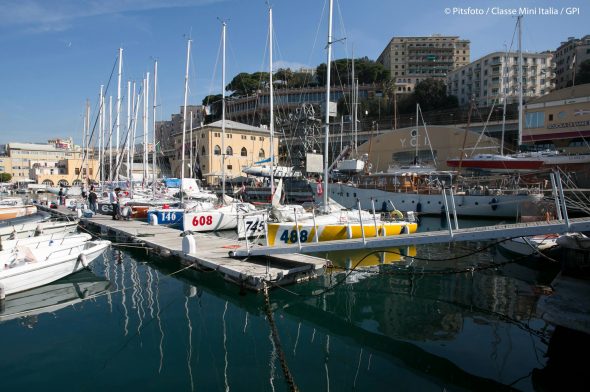 I Mini 650 allo Yacht Club Italiano di Genova, pronti per la partenza del Gran Premio