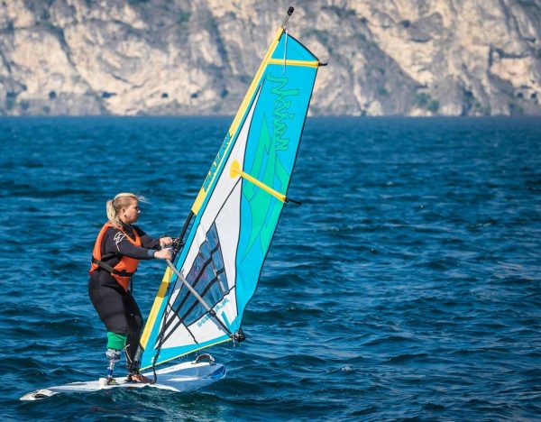 A Torbole anche disabili e amputati hanno partecipato agli Italiani di windsurf