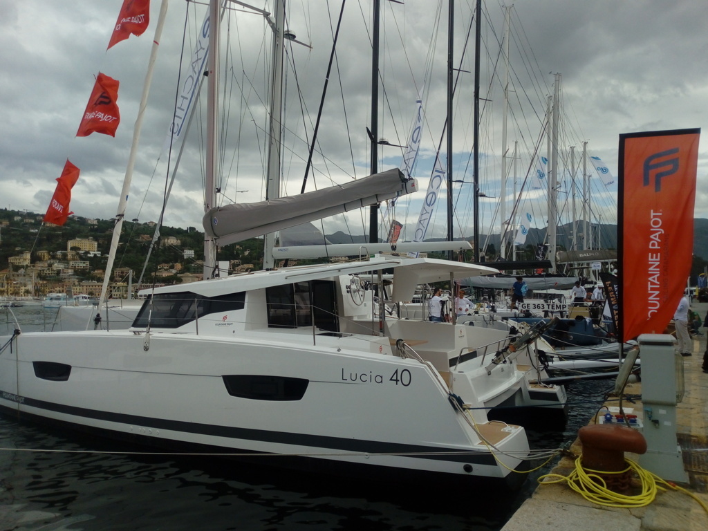 Lucia 40 di Fountaine Pajot uno dei marchi in esposizione