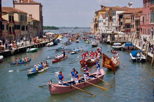 Vogalonga 2018. L'entrata nel canal di Cannaregio