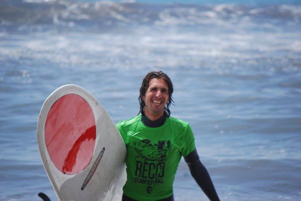Andrea Cavalleroni, organizzatore della pulizia della spiaggia di Recco