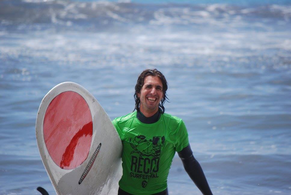 Andrea Cavalleroni, organizzatore della pulizia della spiaggia di Recco