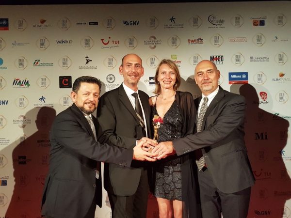 La premiazione di GNV agli Italia travel awards, a Roma
