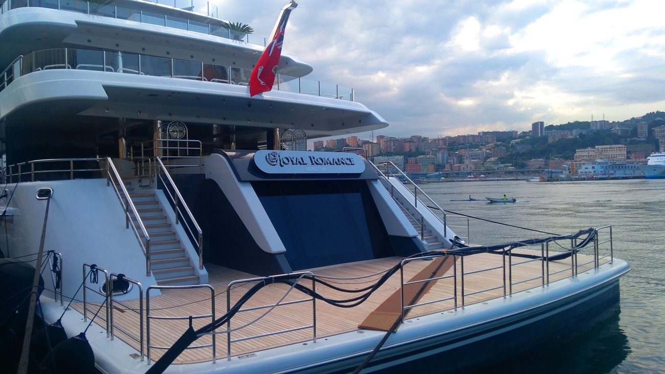 Immagini esclusive del megayacht Royal Romance