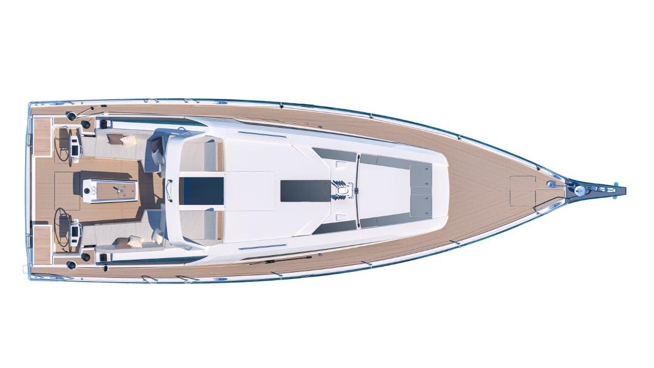 Beneteau Oceanis 46.1, main deck