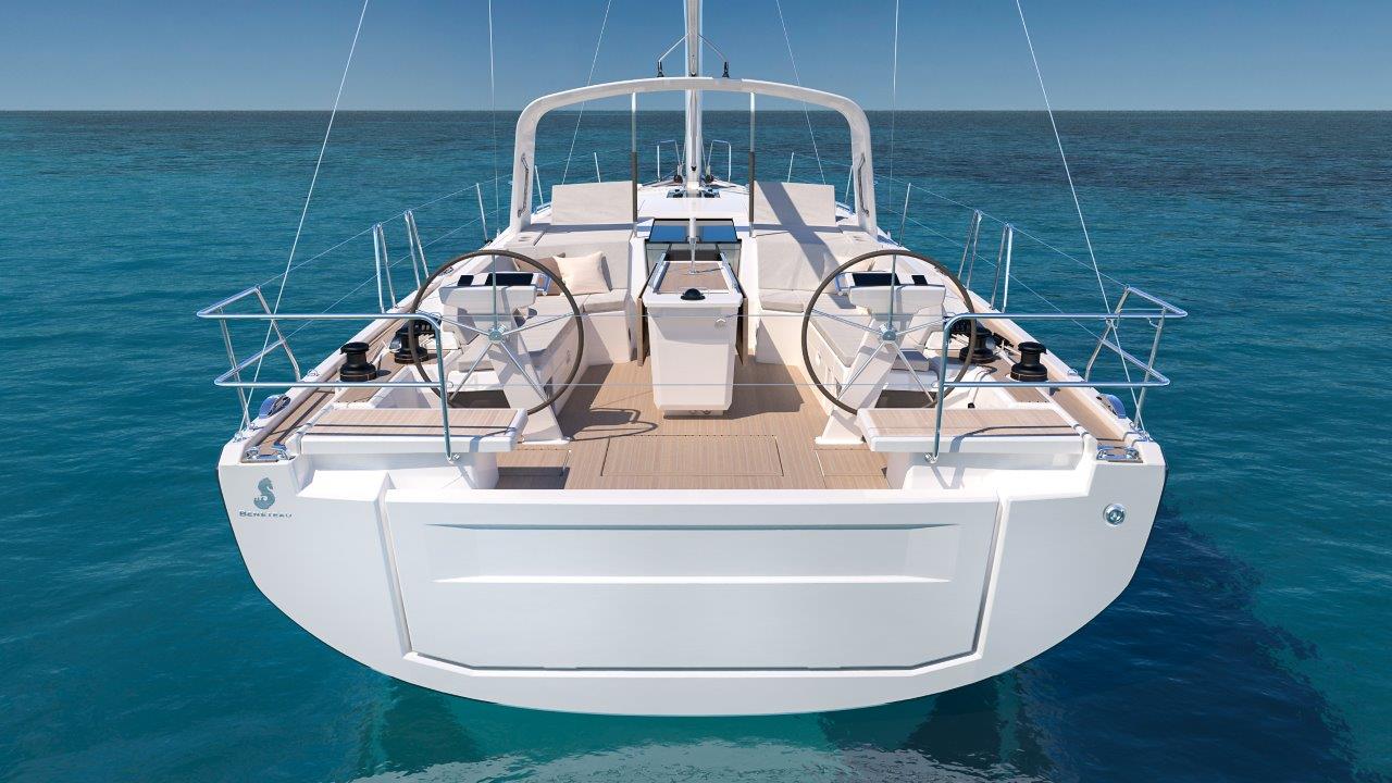 Beneteau Oceanis 46.1 visto da poppa