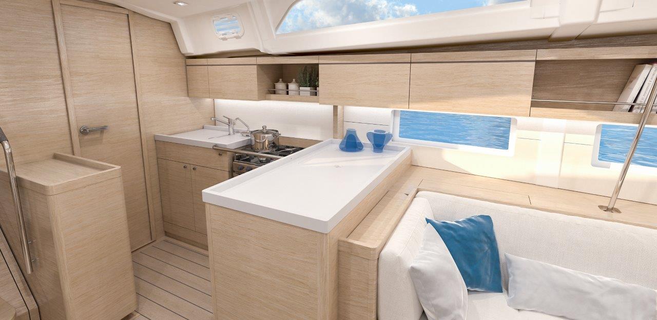 Beneteau Oceanis 46.1, interni