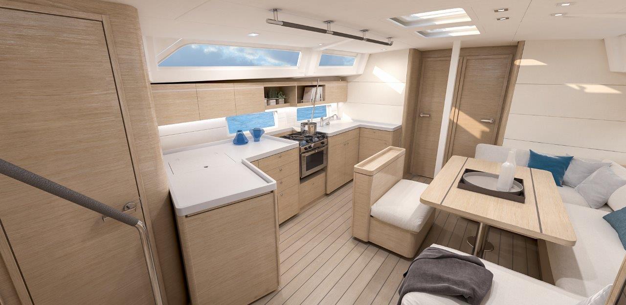 Beneteau Oceanis 46.1, interni