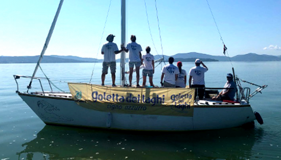 La Goletta dei Laghi di Legambiente