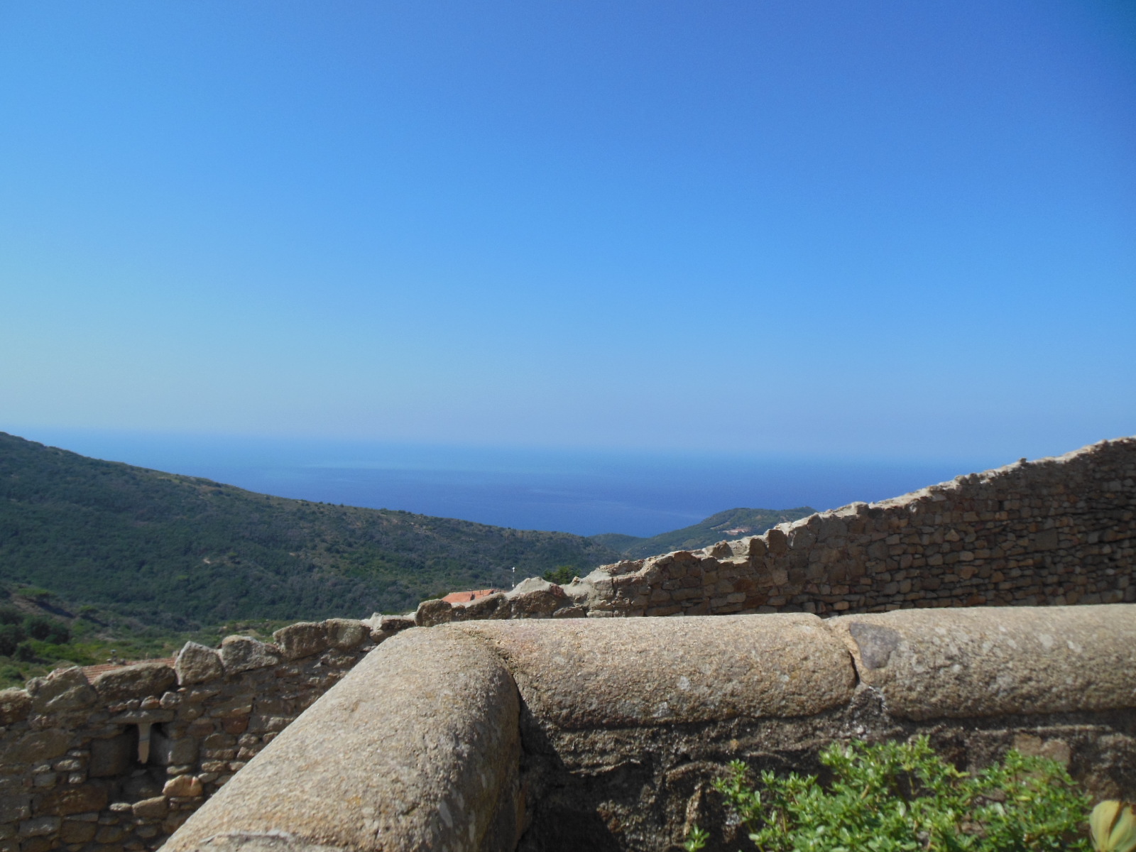 il panorama da Giglio Castello