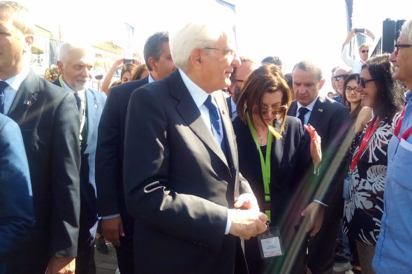 Amer Yachts Salone Nautico 2018 - Incontro con il presidente Mattarella (2)