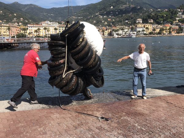 Fondali Puliti 2018 - 39 copertoni garbarino risso