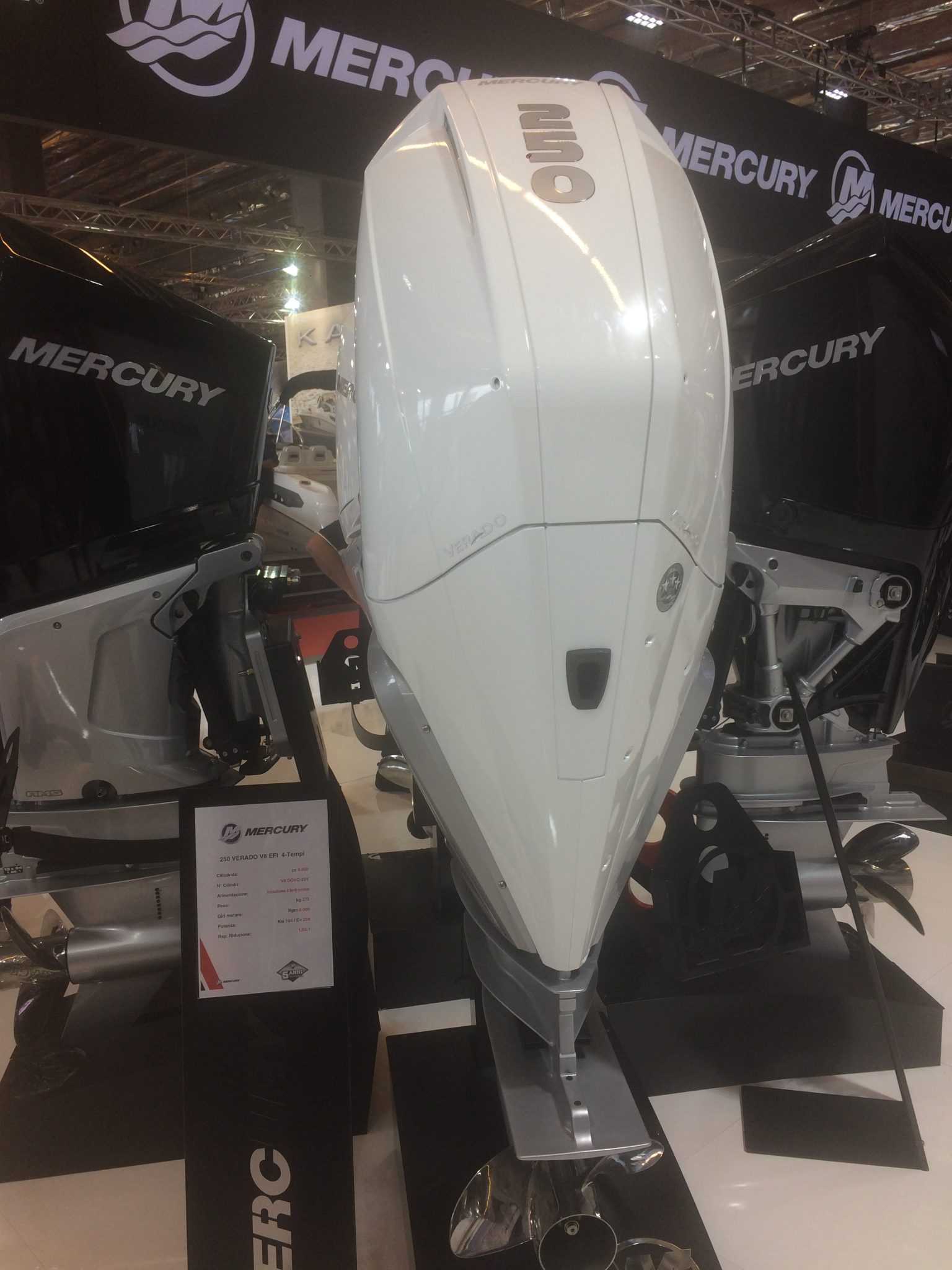 Motore Mercury 250 novità del 58 Salone Nautico