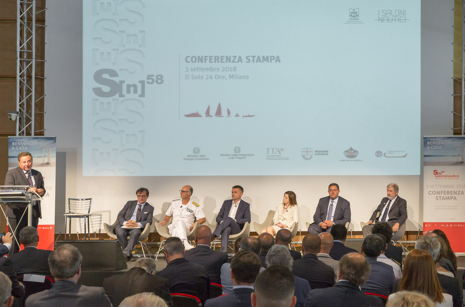 La conferenza stampa di presentazione del 58° Salone Nautico di Genova