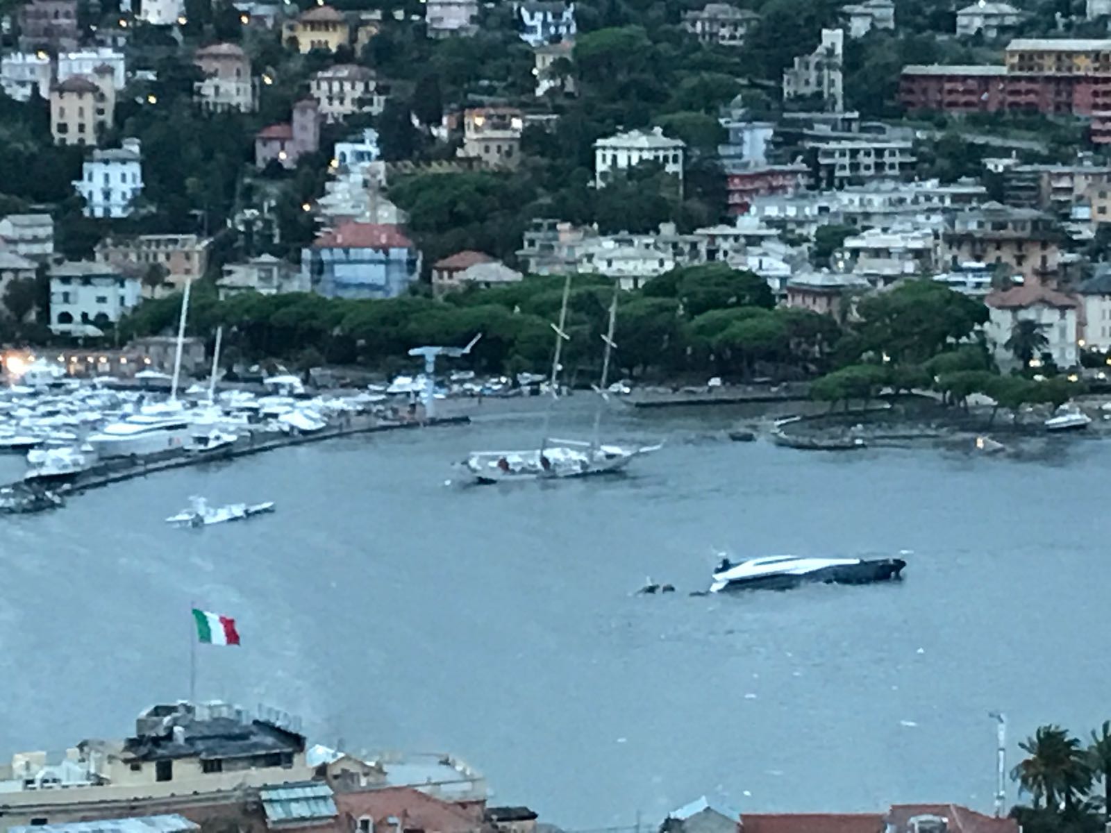 Rapallo, il porto devastato dalla mareggiata