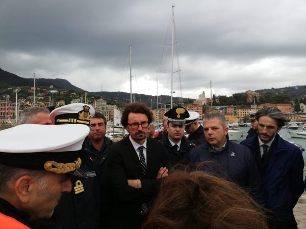 Il ministro Toninelli a Santa Margherita Ligure