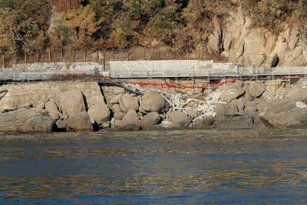 La passerella pedonale alla Cervara è pronta