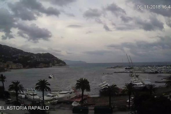 Webcam sulla passeggiata mare di Rapallo