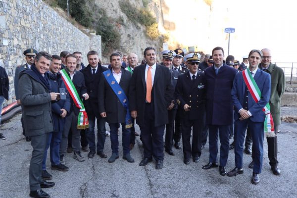 Inaugurazione della passerella pedonale di Portofino