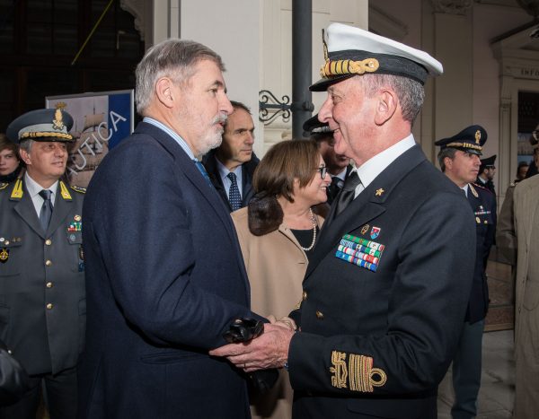 Il sindaco di Genova e il Capo di Stato Maggiore della Marina