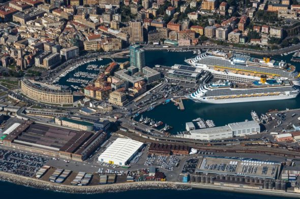 Il porto crociere di Savona