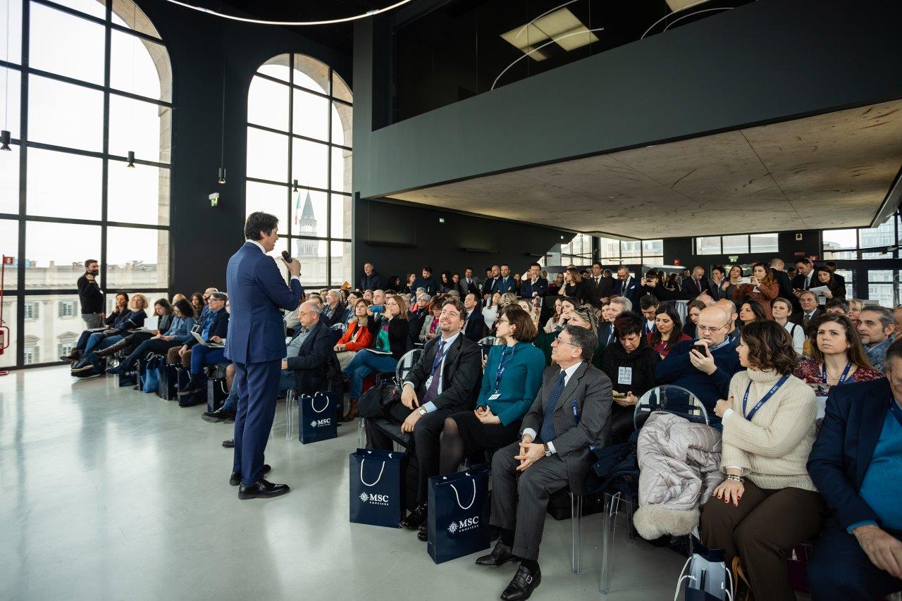 La presentazione del piano di Msc Crociere a Milano