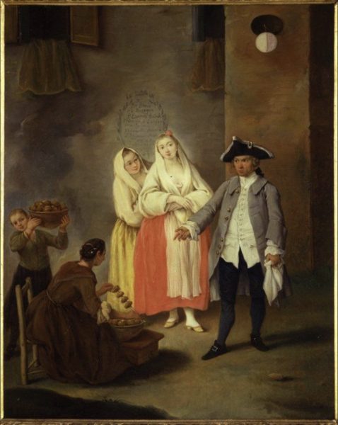 Pietro Longhi, La venditrice di frittelle