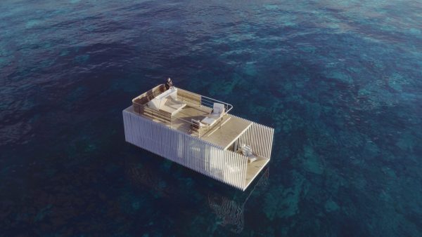 Questa stanza non ha pareti… Punta de Mar è il primo alloggio galleggiante, trasparente e automatizzato