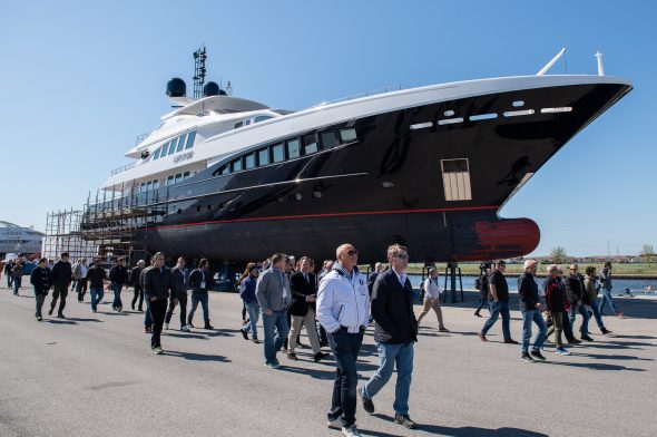 Comandanti in visita al distretto della nautica