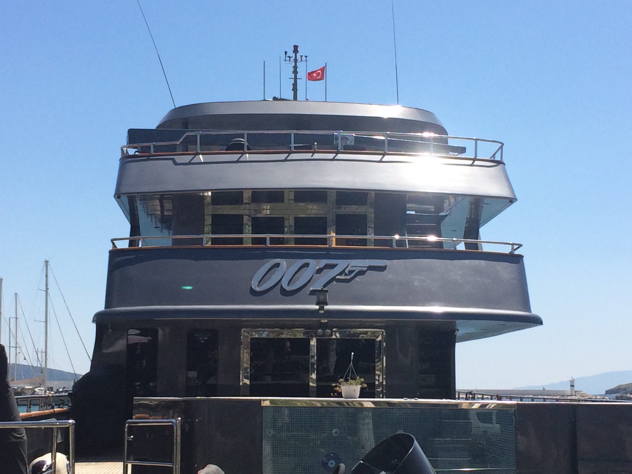 007 yacht, Aegean Turkey