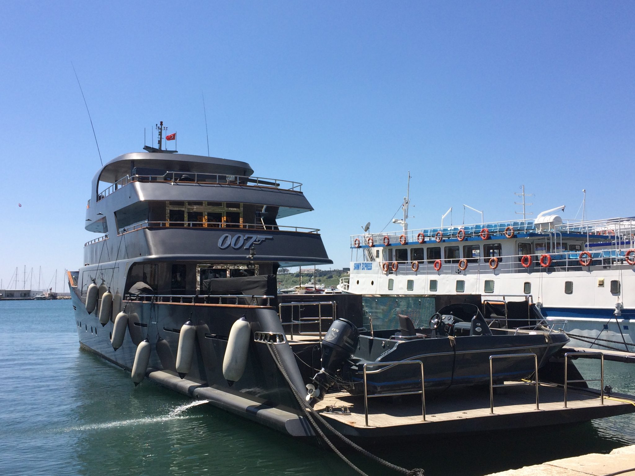 007 yacht, Aegean Turkey