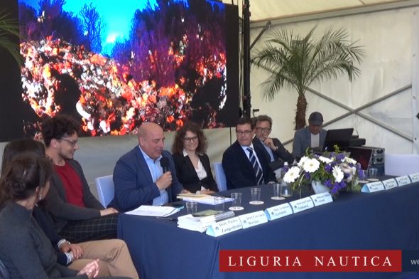 L'assessore regionale della Liguria al Turismo Giovanni Berrino al convegno sulla Secca di S. Stefano