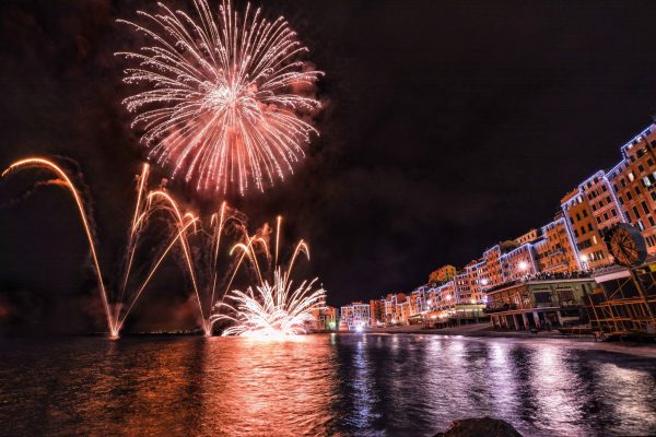 I fuochi di San Fortunato a Camogli nel 2018