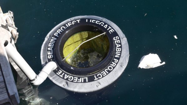 Il SeaBin V5 in azione