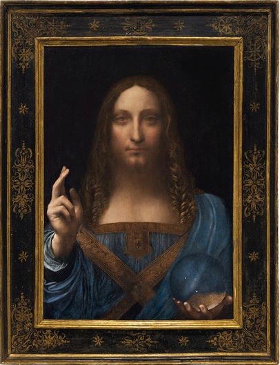 Il "Salvator Mundi" in tutto il suo splendore